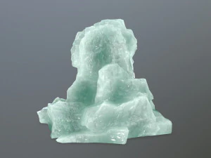 ice skull cave 3D Model