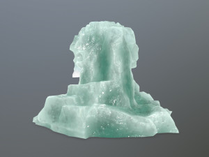 ice skull cave 3D Model