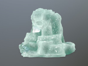 ice skull cave 3D Model