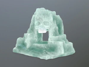 ice skull cave 3D Model