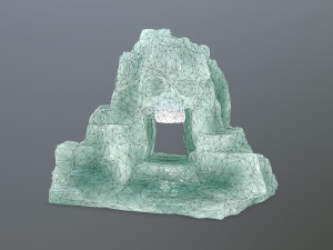 ice skull cave 3D Model