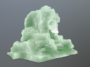 ice skull cave 3D Model