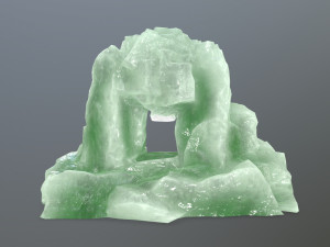 ice skull cave 3D Model