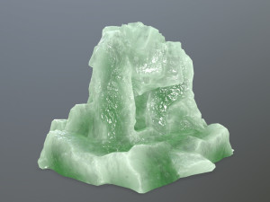 ice skull cave 3D Model
