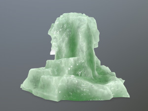 ice skull cave 3D Model