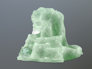 ice skull cave 3D Model