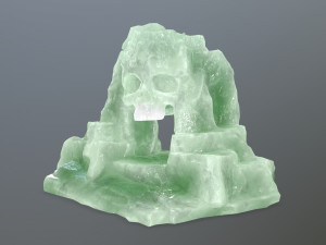 ice skull cave 3D Model