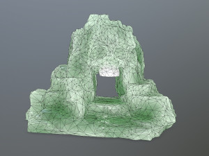 ice skull cave 3D Model