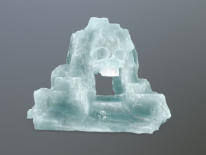 ice skull cave 3D Модель
