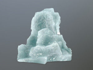 ice skull cave 3D Модель