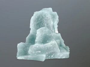 ice skull cave 3D Model