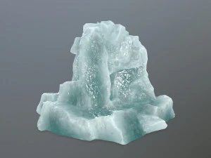 ice skull cave 3D Model
