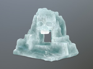 ice skull cave 3D Модель