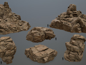 rocks 3D-Modell