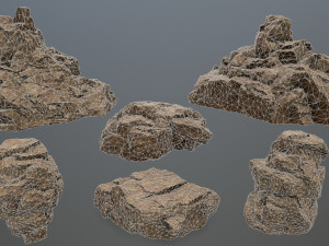 rocks 3D 모델