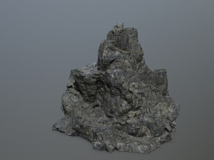 cliff rocks 3D 模型