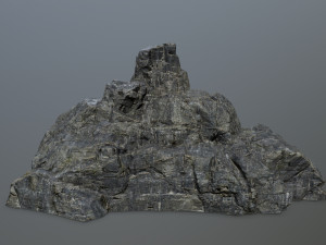 cliff rocks 3D 模型