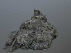 cliff rocks 3D 模型