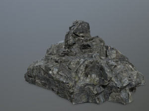 cliff rocks 3D 模型