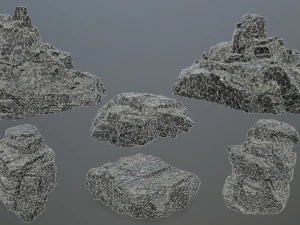 cliff rocks 3D Model