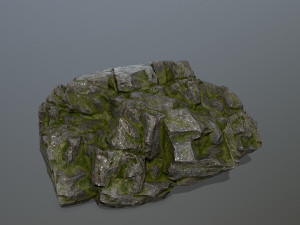 rocks set Model 3D