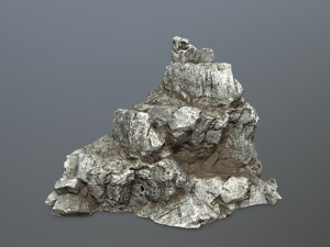 white rocks Model 3D
