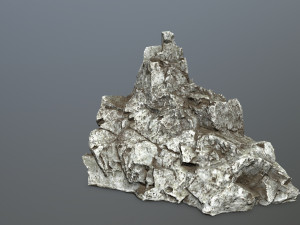 white rocks Model 3D
