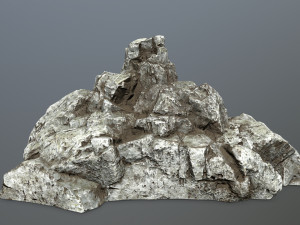 white rocks Model 3D