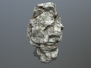 white rocks Model 3D