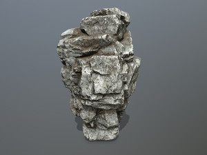 white rocks Model 3D