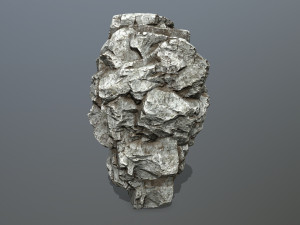 white rocks Model 3D
