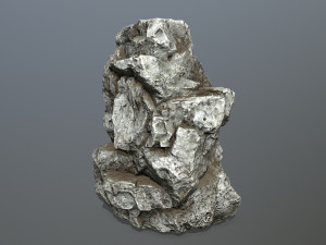 white rocks Model 3D