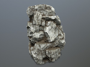 white rocks Model 3D