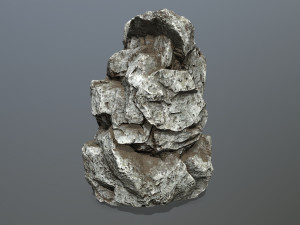 white rocks Model 3D