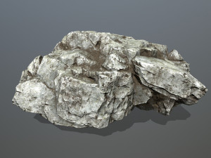 white rocks Model 3D