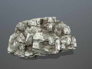 white rocks Model 3D