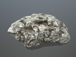 white rocks Model 3D