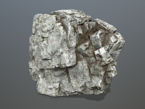 white rocks Model 3D