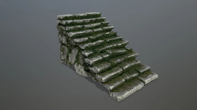 stairs 3D Model .c4d .max .obj .3ds .fbx .stl .blend
