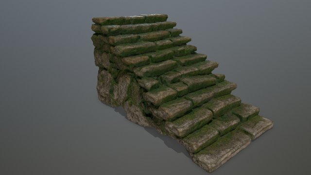 stairs Modelo 3D .c4d .max .obj .3ds .fbx .stl .blend 