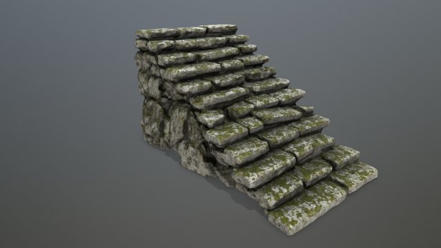 stairs Model 3D .c4d .max .obj .3ds .fbx .stl .blend