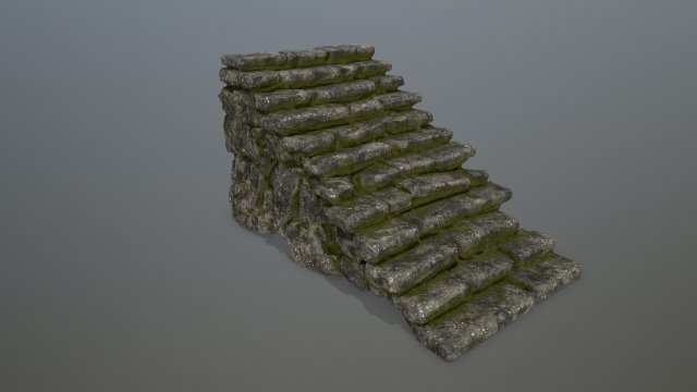 stairs 3D-Modell .c4d .max .obj .3ds .fbx .stl .blend 