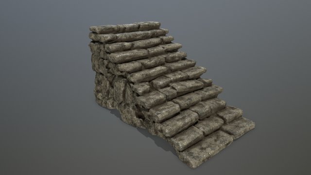 stairs Modelo 3D .c4d .max .obj .3ds .fbx .stl .blend 