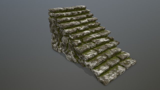 stairs 3D 模型 .c4d .max .obj .3ds .fbx .stl .blend