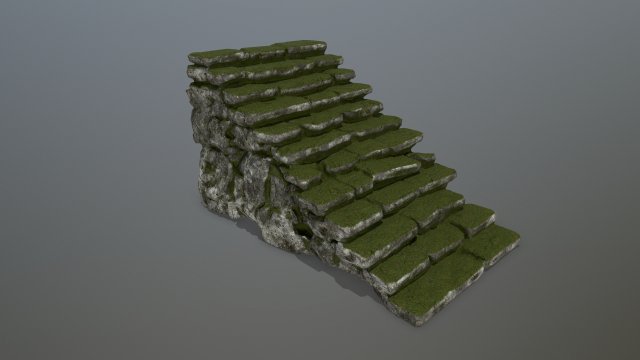 stairs 3D Model .c4d .max .obj .3ds .fbx .stl .blend 
