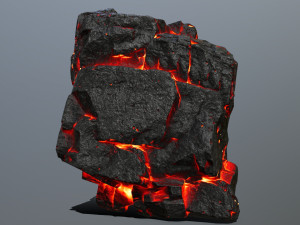 lava rocks 3D Модель