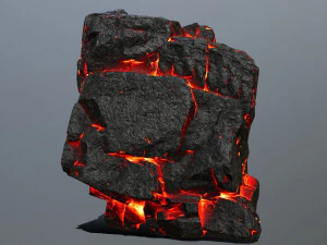lava rocks 3D Model