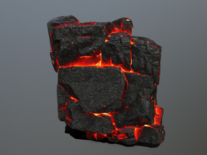 lava rocks 3D Модель