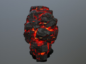 lava rocks 3D Модель