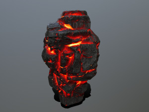 lava rocks 3D Модель
